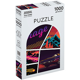 Пазл 1000 эл. ТРИ СОВЫ "Винтажный коллаж