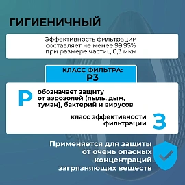 Фильтр противоаэрозольный Elipse GVS Р3 (2 штуки в упаковке)