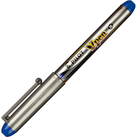 Ручка перьевая одноразовая Pilot SVP-4M V-Pen цвет чернил синий цвет корпуса серый