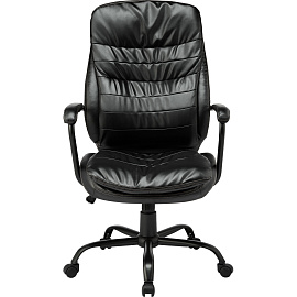 Кресло для руководителя Easy Chair 559 TPU чёрное (экокожа, металл)