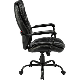 Кресло для руководителя Easy Chair 559 TPU чёрное (экокожа, металл)