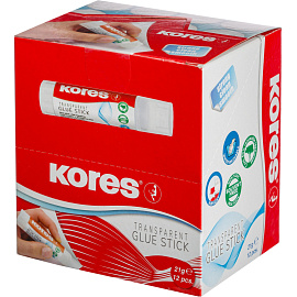 Клей-карандаш Kores 21 г прозрачный