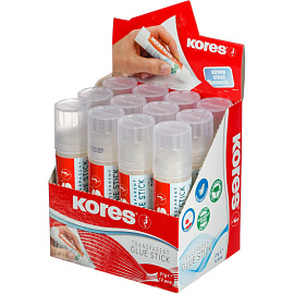 Клей-карандаш Kores 21 г прозрачный