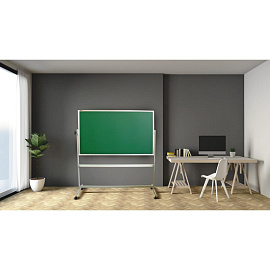 Доска магнитно-меловая 100x150 см Attache Twist лак (поворотная)