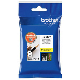 Картридж струйный Brother LC3617Y желтый оригинальный фото Картридж струйный Brother LC3617Y желтый оригинальный