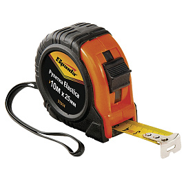 Рулетка Sparta Elastica 10м x 25мм с фиксатором (31314)