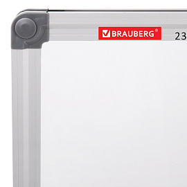 Доска магнитно-маркерная 90х120 см, алюминиевая рамка, BRAUBERG "Extra", 237555