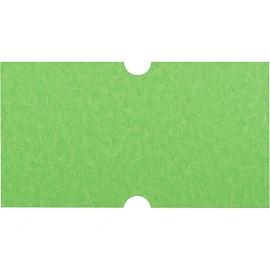 Этикет-лента прямоугольная зеленая 21.5х12 мм стандарт (10 рулонов по 1000 этикеток)