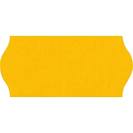 Этикет-лента волна оранжевая 26х12 мм стандарт (10 рулонов по 1000 этикеток)