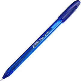 Ручка гелевая неавтоматическая Attache Glide Trigel синяя (толщина линии 0.5 мм)