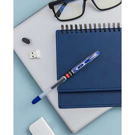 Ручка гелевая неавтоматическая Unomax (Unimax) Max Gel синяя (толщина линии 0.3 мм)