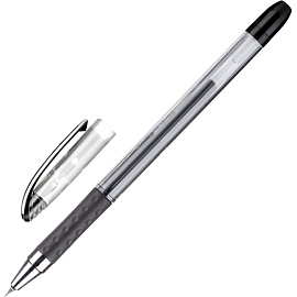 Ручка гелевая неавтоматическая Unomax (Unimax) Max Gel черная (толщина линии 0.3 мм)