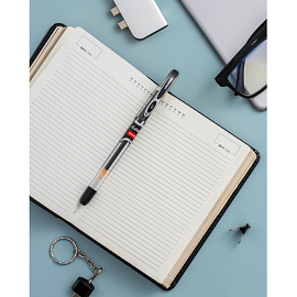 Ручка гелевая неавтоматическая Unomax (Unimax) Max Gel черная (толщина линии 0.3 мм)