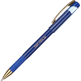 Ручка гелевая неавтоматическая Unomax (Unimax) Top Tek синяя (толщина линии 0.3 мм)