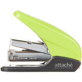 Степлер Attache Selection до 20 листов салатовый (скобы № 24/6, 26/6, с антистеплером, энергосберегающий)