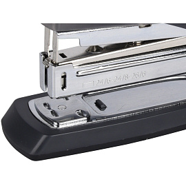 Степлер мощный Attache Selection Brook до 50 листов тёмно-серый (скобы № 24/6, 24/8, 26/6, энергосберегающий)