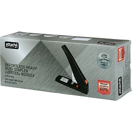 Степлер мощный Attache Selection до 200 листов черный (скобы № 23/6, 23/23, энергосберегающий)