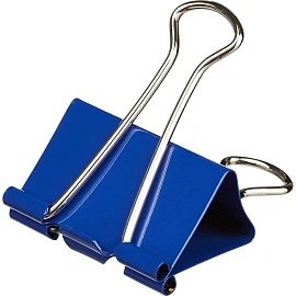 Зажимы для бумаг Attache 41 мм цветные (12 штук в упаковке)