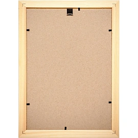 Рамка Зебра А4 21x30 см деревянный багет 16 мм коричневая (1701)