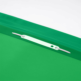 Папка-скоросшиватель пластик. СТАММ А4, 160мкм, зеленая с прозр. верхом