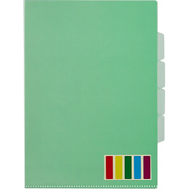 Папка-уголок с 3 отделениями Attache А4 пластиковая 150 мкм (10 штук в упаковке)