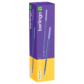 Стержень гелевый Berlingo "xGel", "G-Line", "Velvet", "Standard", "Ultra" синий, 129мм, 0,5мм