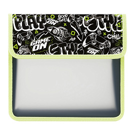 Папка для тетрадей 2 отделения, ArtSpace "Play", А5, пластик, на липучке