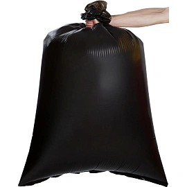 Мешки для мусора Green Pack 240 л черные (ПВД 50 мкм, 50 штук) фото Мешки для мусора Green Pack 240 л черные (ПВД 50 мкм, 50 штук)