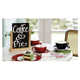 Маркер меловой Edding E-4090/049 белый прямоугольный наконечник (толщина линии 4-15 мм)