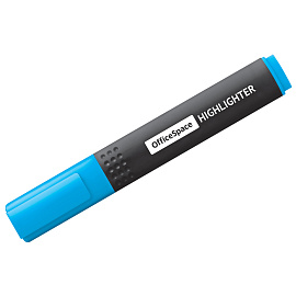 Текстовыделитель OfficeSpace голубой, 1-4мм фото Текстовыделитель OfficeSpace голубой, 1-4мм