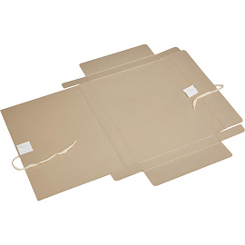 Короб архивный Дело на 2-х завязках Attache 35 мм картон бурый до 350 листов