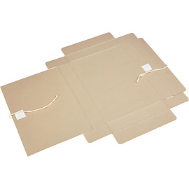 Короб архивный Дело на 2-х завязках Attache 50 мм картон бурый до 500 листов