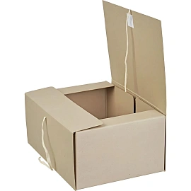 Короб архивный Дело на 2-х завязках Attache 150 мм картон бурый до 1500 листов