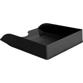 Лоток горизонтальный для бумаг Attache Космос пластиковый черный