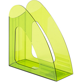 Лоток вертикальный для бумаг 90 мм Attache пластиковый зеленый