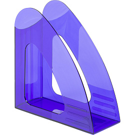 Лоток вертикальный для бумаг 90 мм Attache пластиковый синий