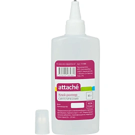 Клей канцелярский жидкий Attache 85 мл прозрачный роллер