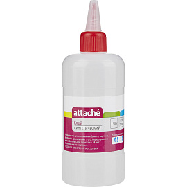 Клей канцелярский жидкий Attache 150 мл прозрачный пластиковый аппликатор