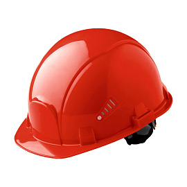 Каска защитная РОСОМЗ СОМ3-55 FavoriT Trek Rapid красная с храповым механизмом (75616)