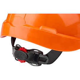 Каска защитная Эталон оранжевая с храповым механизмом