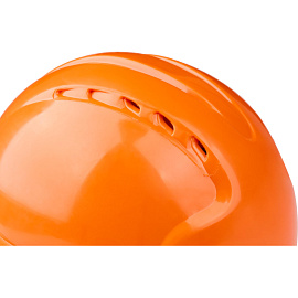 Каска защитная Эталон оранжевая с храповым механизмом