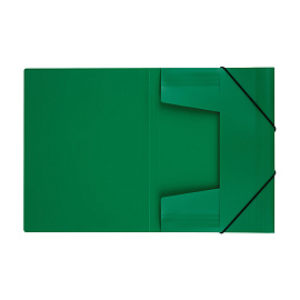 Папка на резинке СТАММ А4, 500мкм, пластик, зеленая
