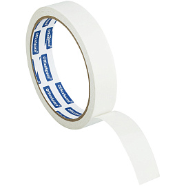 Клейкая лента двусторонняя OfficeSpace, 19мм*10м, бумажная основа фото Клейкая лента двусторонняя OfficeSpace, 19мм*10м, бумажная основа