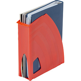 Лоток вертикальный для бумаг 70 мм Attache Fantasy пластиковый оранжевый