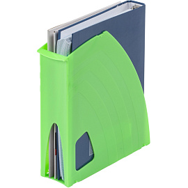Лоток вертикальный для бумаг 70 мм Attache Fantasy пластиковый зеленый
