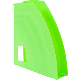 Лоток вертикальный для бумаг 70 мм Attache Fantasy пластиковый зеленый