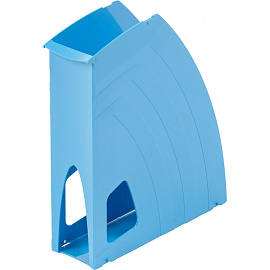 Лоток вертикальный для бумаг 70 мм Attache Fantasy пластиковый голубой