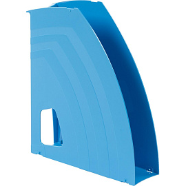 Лоток вертикальный для бумаг 70 мм Attache Fantasy пластиковый голубой