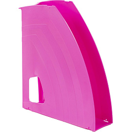 Лоток вертикальный для бумаг 70 мм Attache Fantasy пластиковый розовый