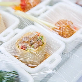 Пленка пищевая полиэтиленовая 30 см x 90 м 7 мкм